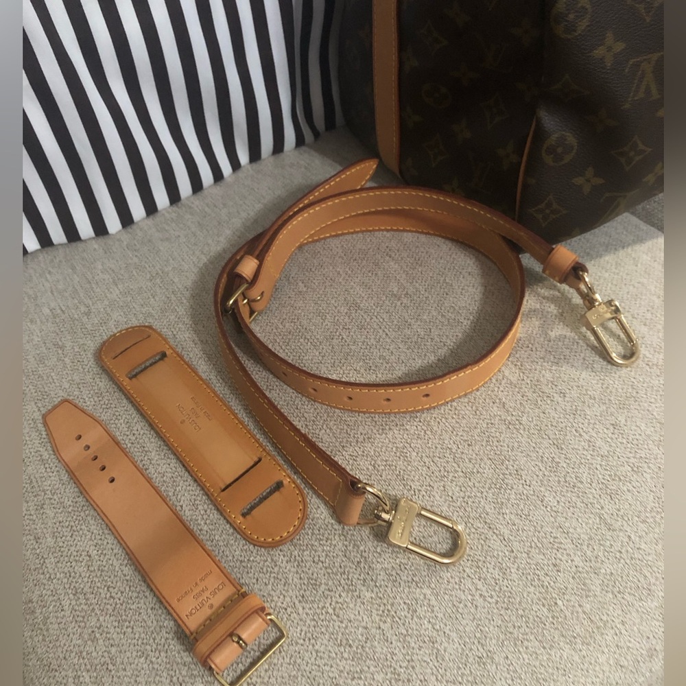 ๐๐ธHost Pick๐๐ธLOUIS VUITTON Vintage LV50 Keepall Monogram Canvas Tote Travel Bag - Picture 12 of 13